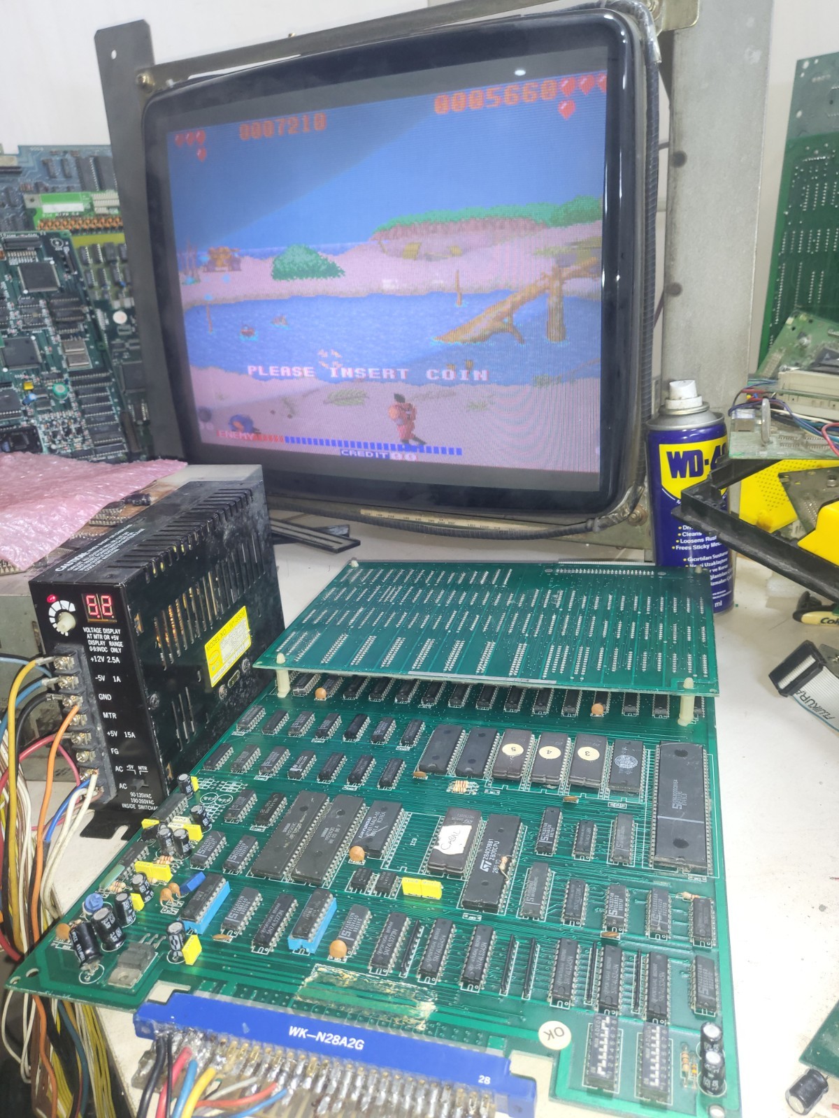 cabal PCB Jamma Video Arcade Game pcb