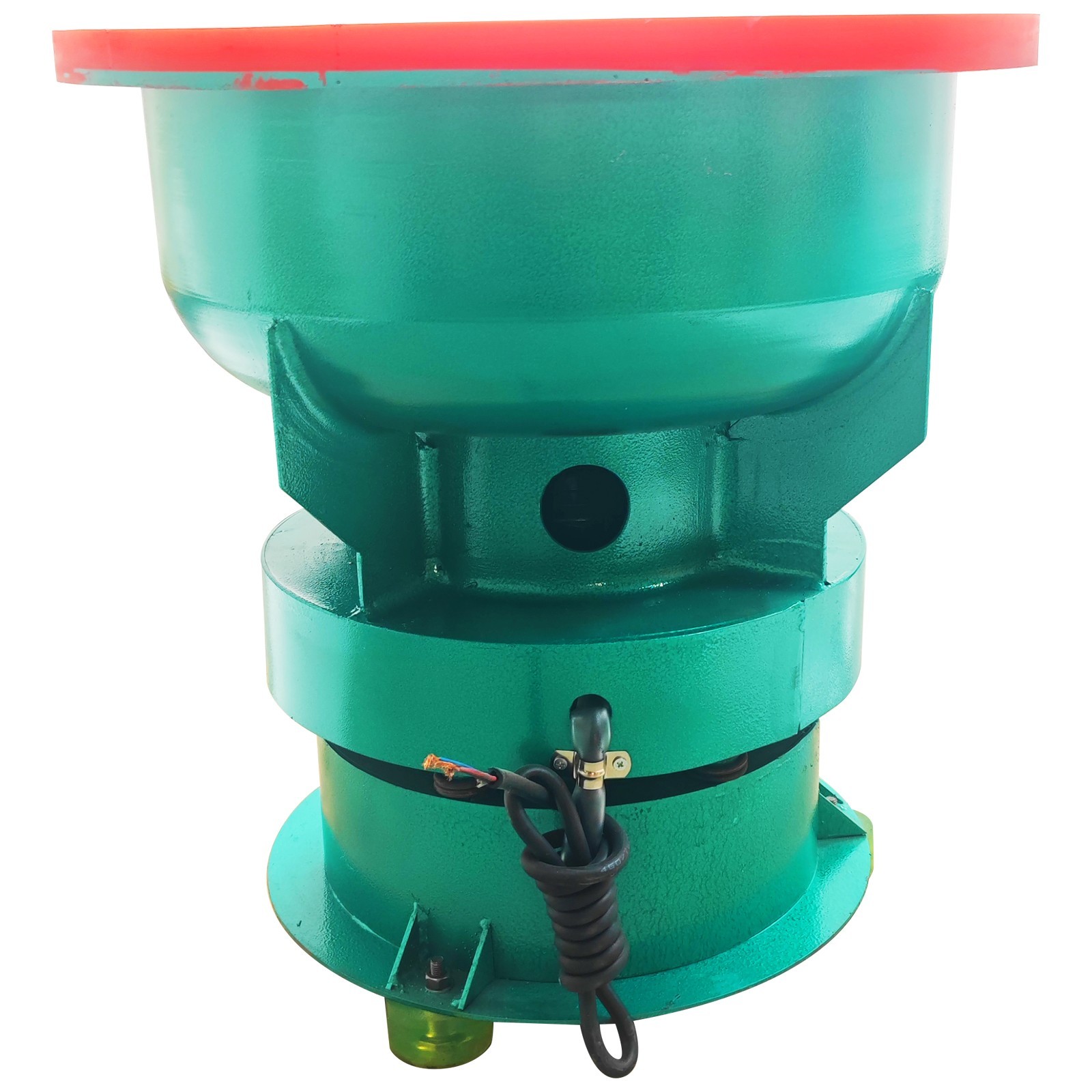 220V 3Phase 60L Vibratory Polisher Vibration Deburring Grinder for Hardware Part