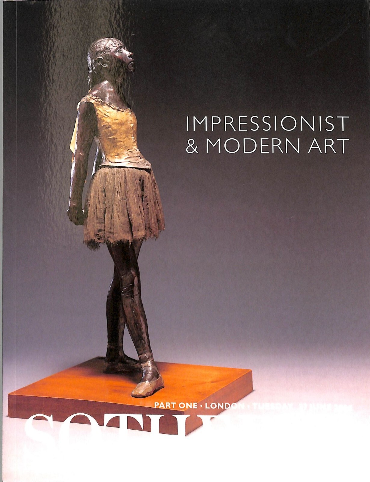 Sotheby's Impressionist & Modern Art Part 1 Auction Catalog June 27, 2000