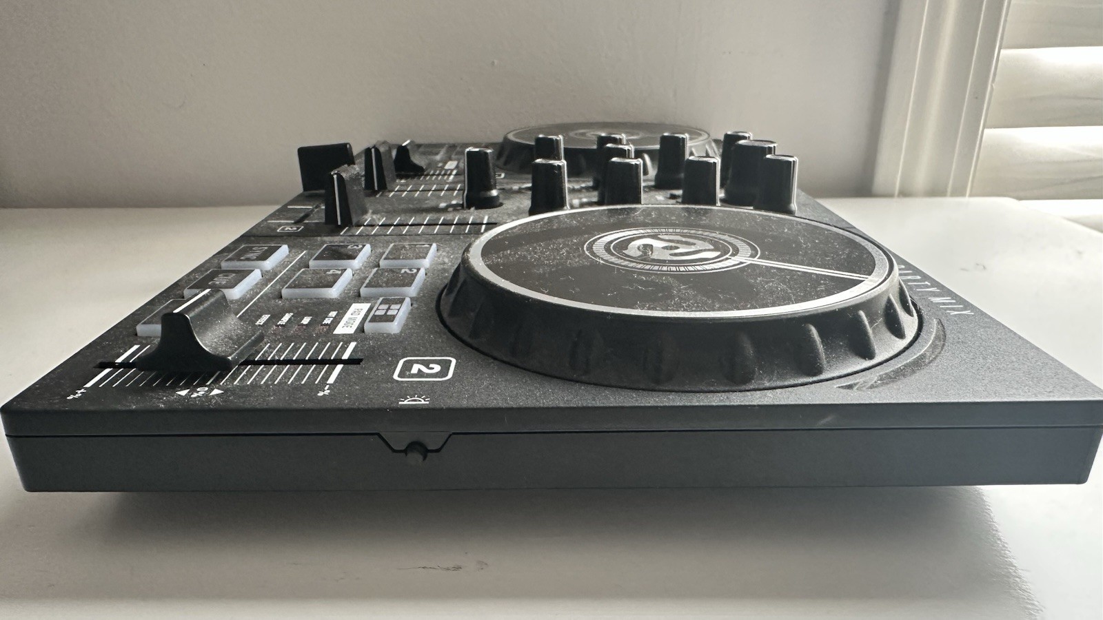 Numark Party Mix DJ Controller with Speakers, 2 Decks, Mixer, Party Lights