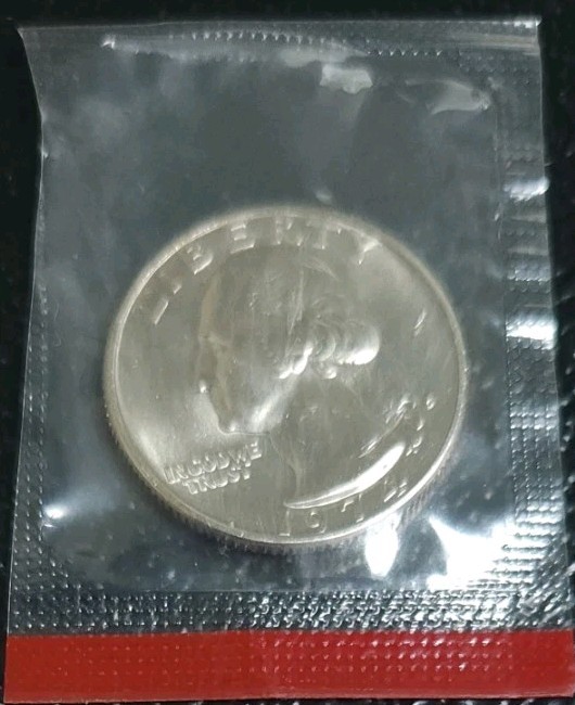 1974 D Washington Quarter UNC in Original Mint Cello
