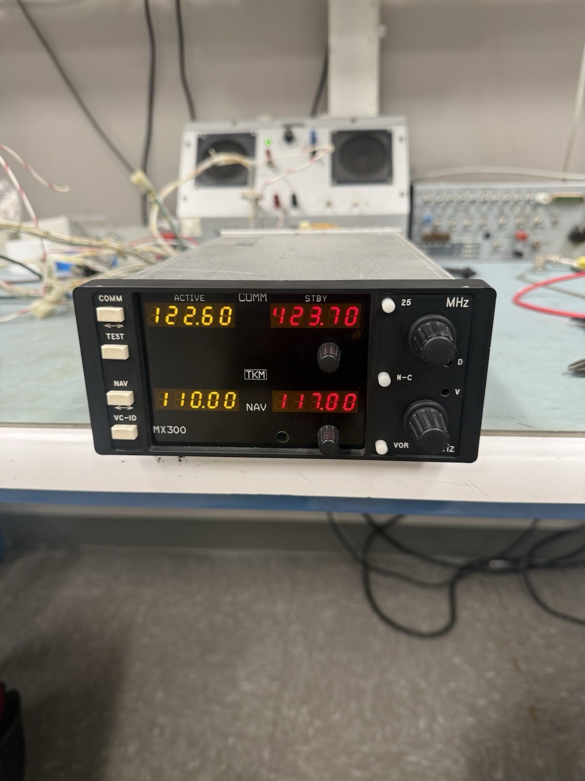 TKM MX 300 Nav Com Radio with tray, 14V