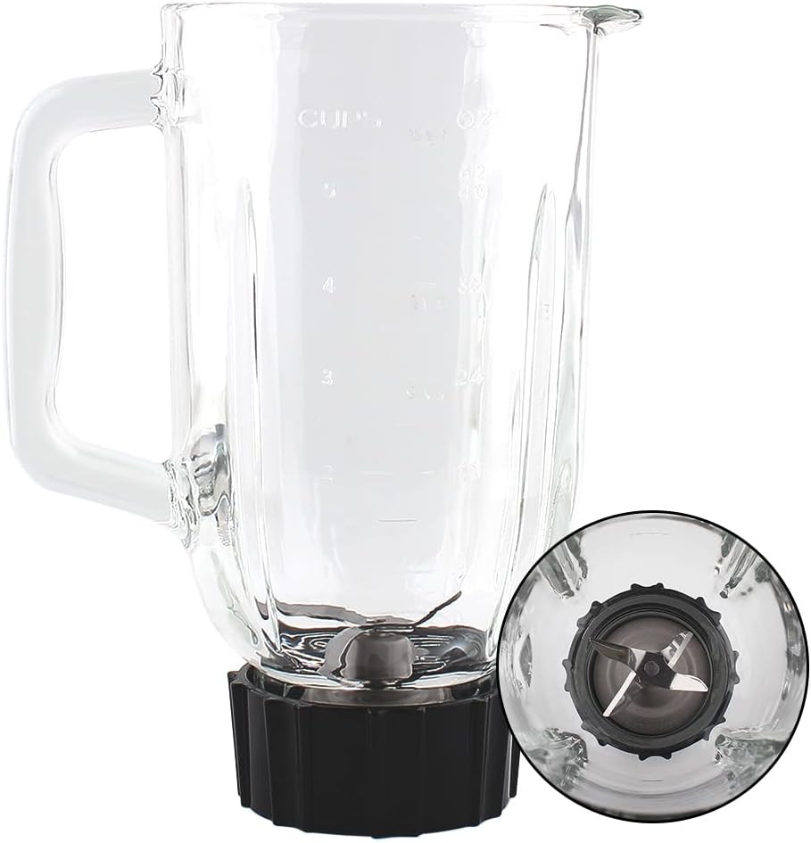 Replacement Parts Blade with Jar Base Collar Ring,Compatible with Black&Decker B