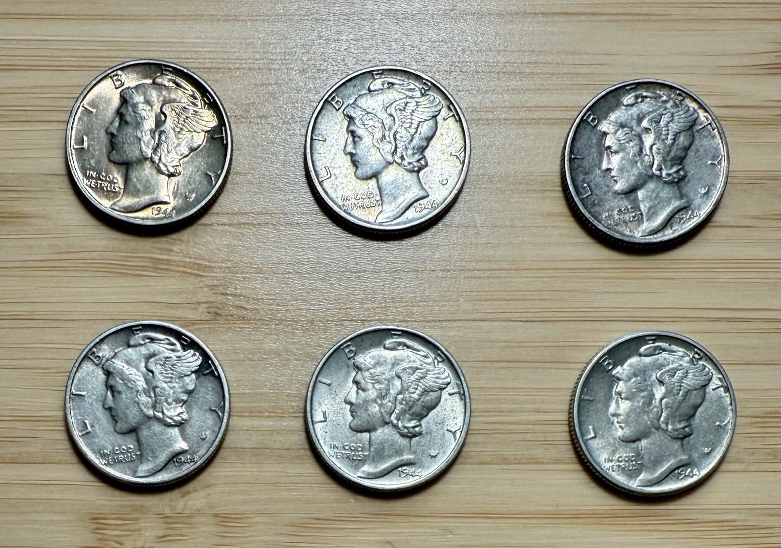 1944-P Mercury Dime 10C Silver - Extra Fine (EF/XF)