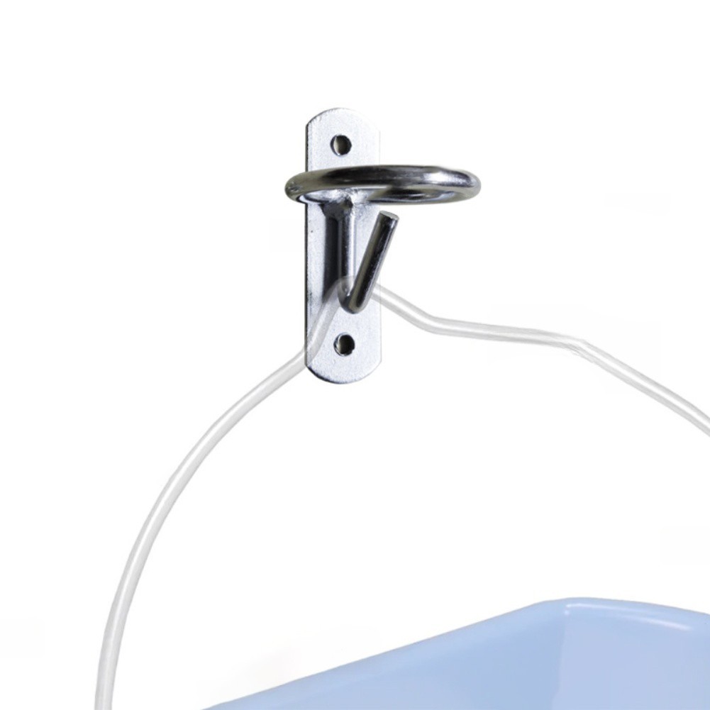 Stable Bucket Hanger Hook for Water and Feed Buckets Iron Holder Compact Size