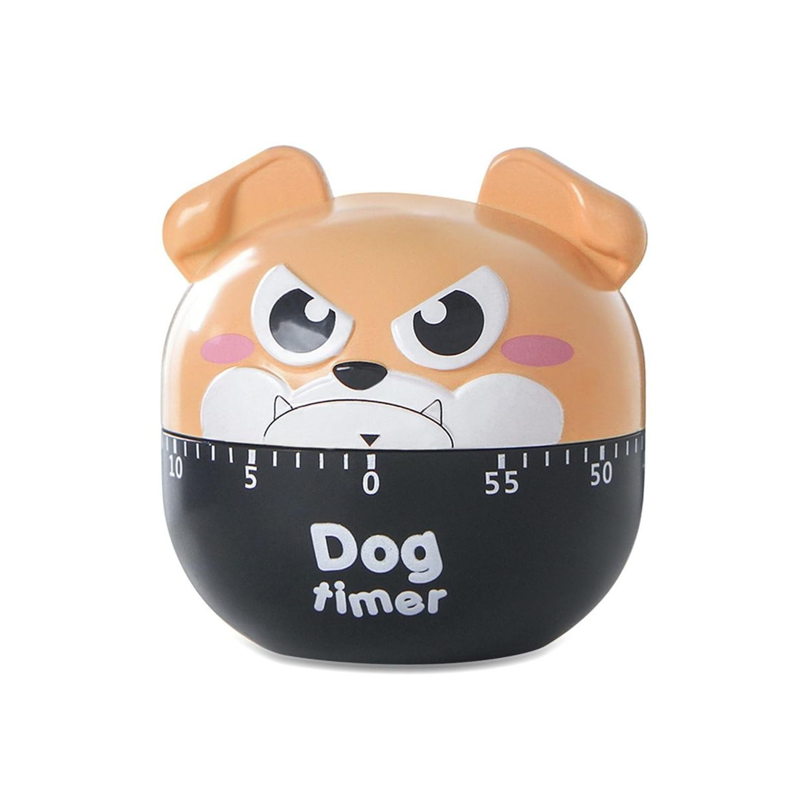 hobbyme Cute Dog Kitchen Timer Manual Mechanical Rotating Alarm 55 Minutes Co...
