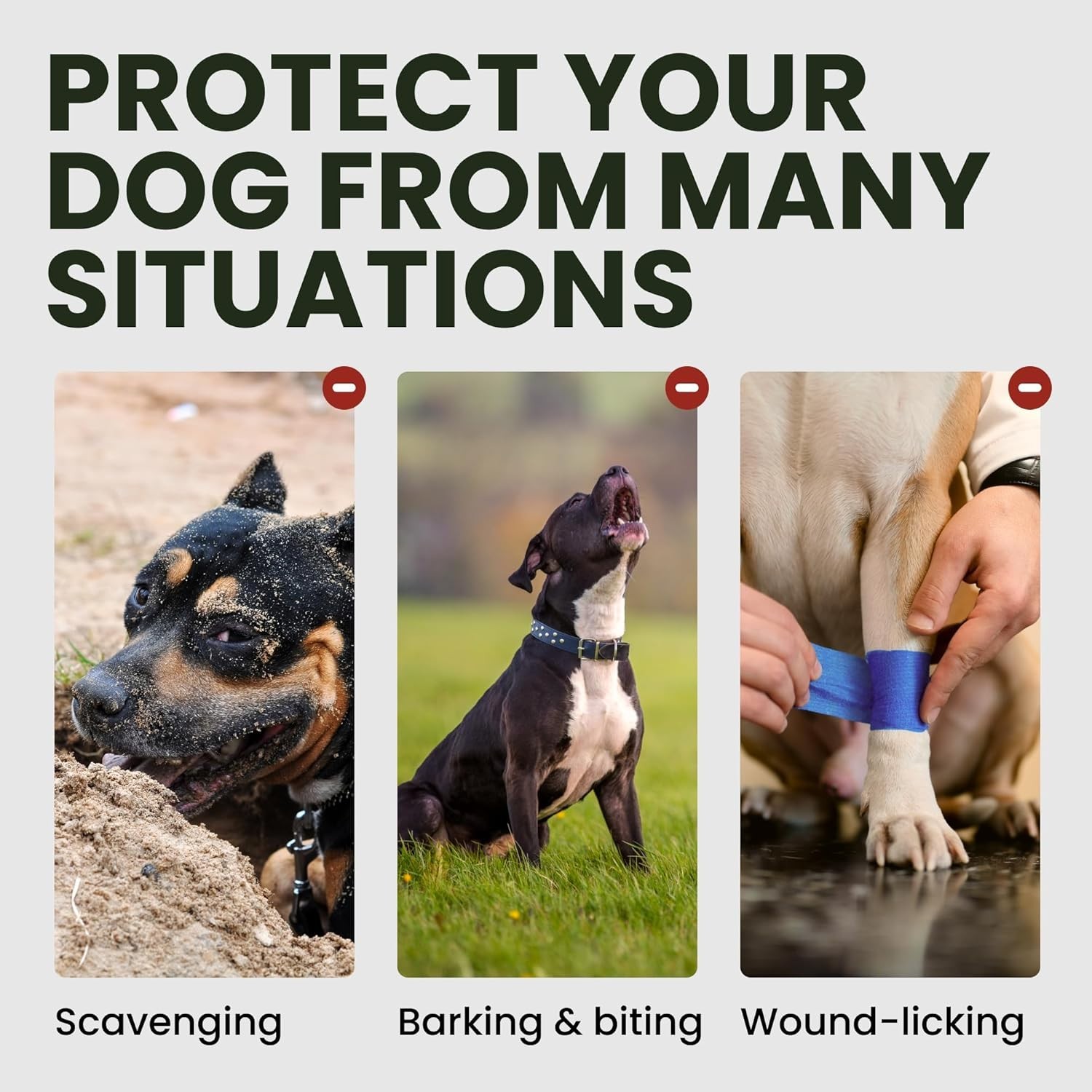 Safety First: Breathable Wire Basket Muzzle for Large Breeds with Adjustable Fit