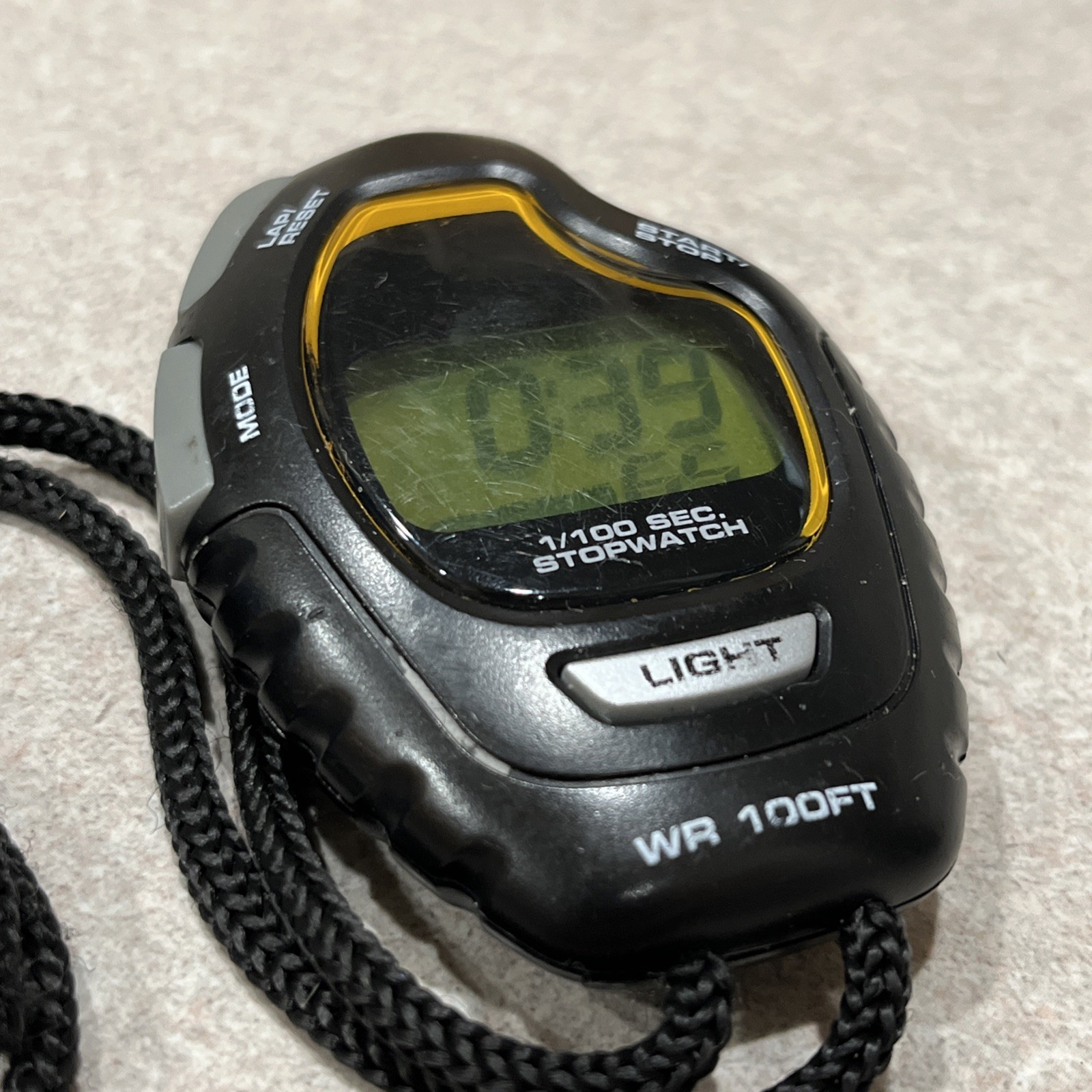 Digital Stopwatch Timer WR 100FT
