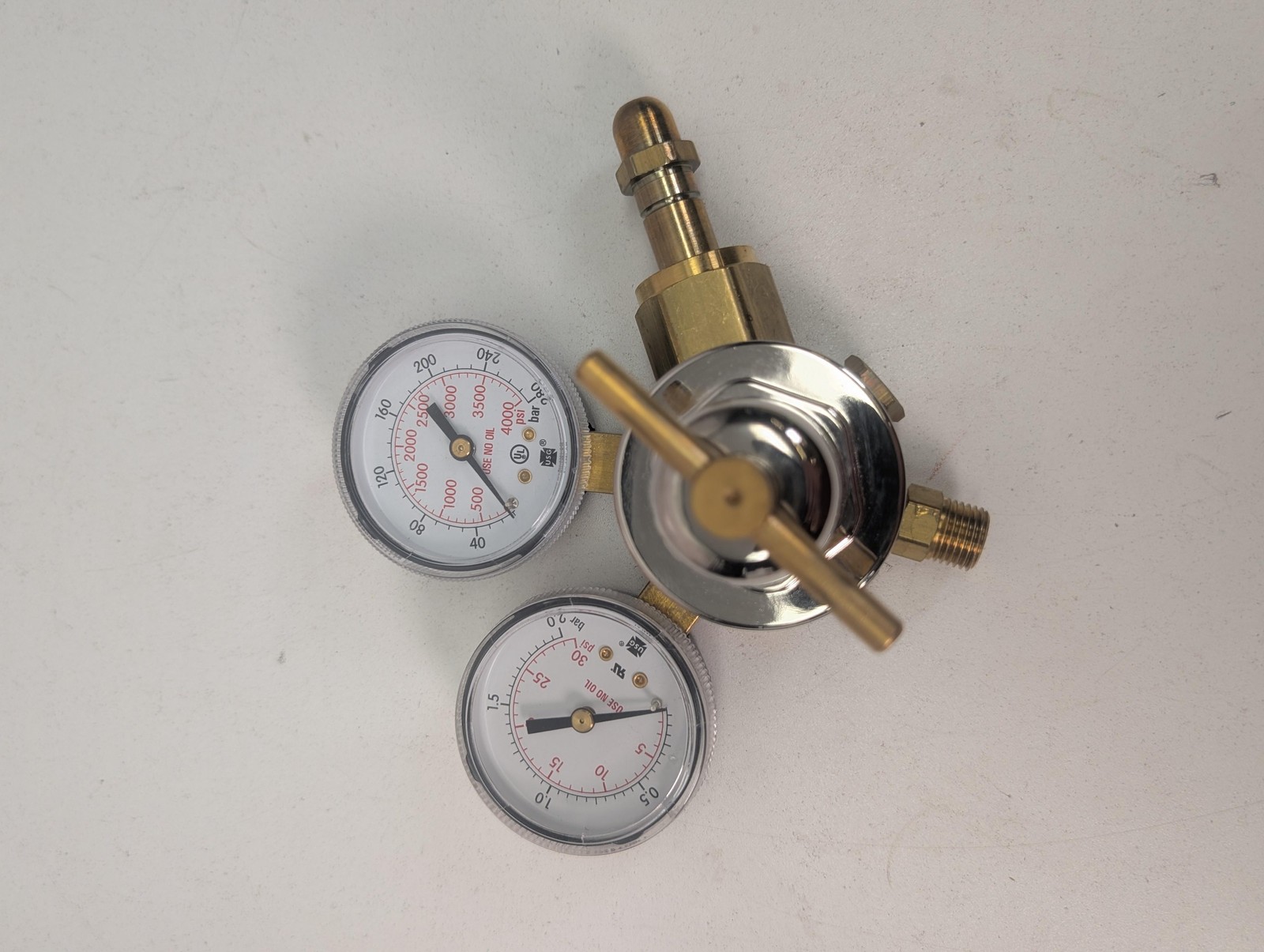 Smith 30-20-540 Oxygen Welding Compressed Gas Regulator 3000 PSI Watertown USA