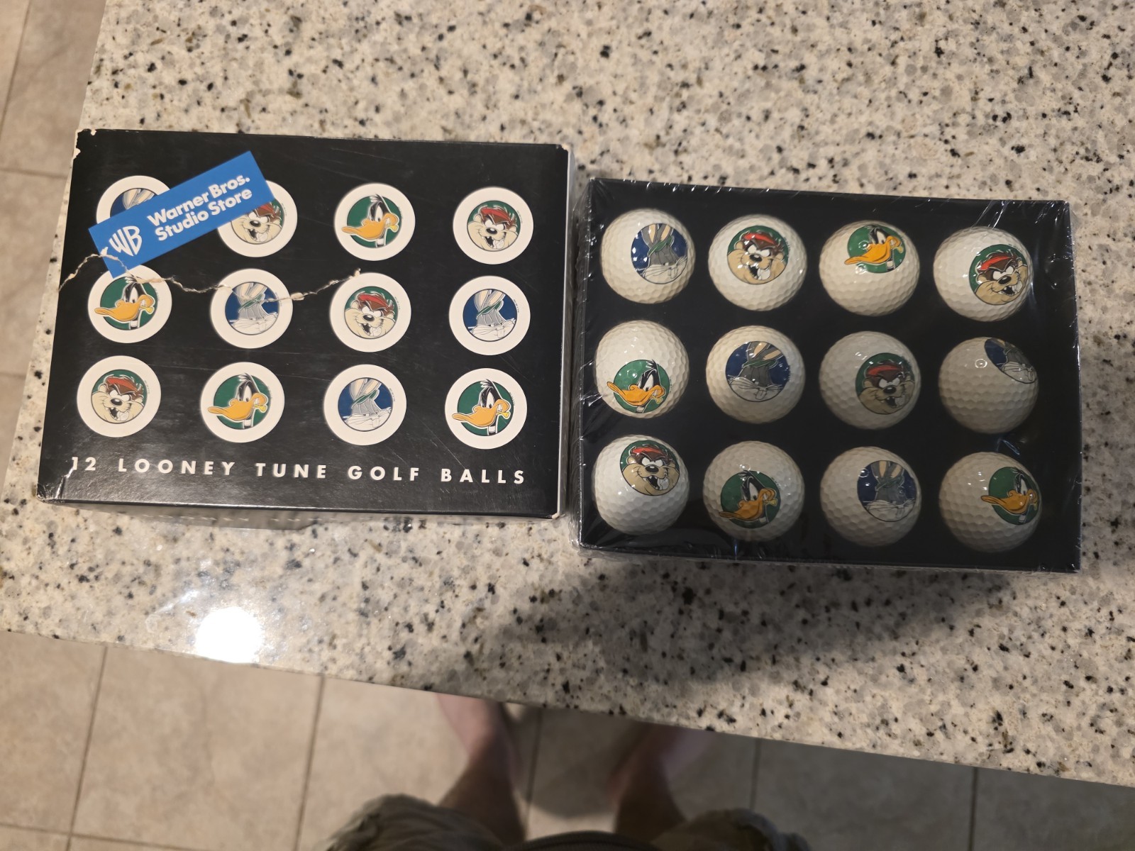 Looney Tune Golf Balls (12) In Plastic With Box Please Read Description