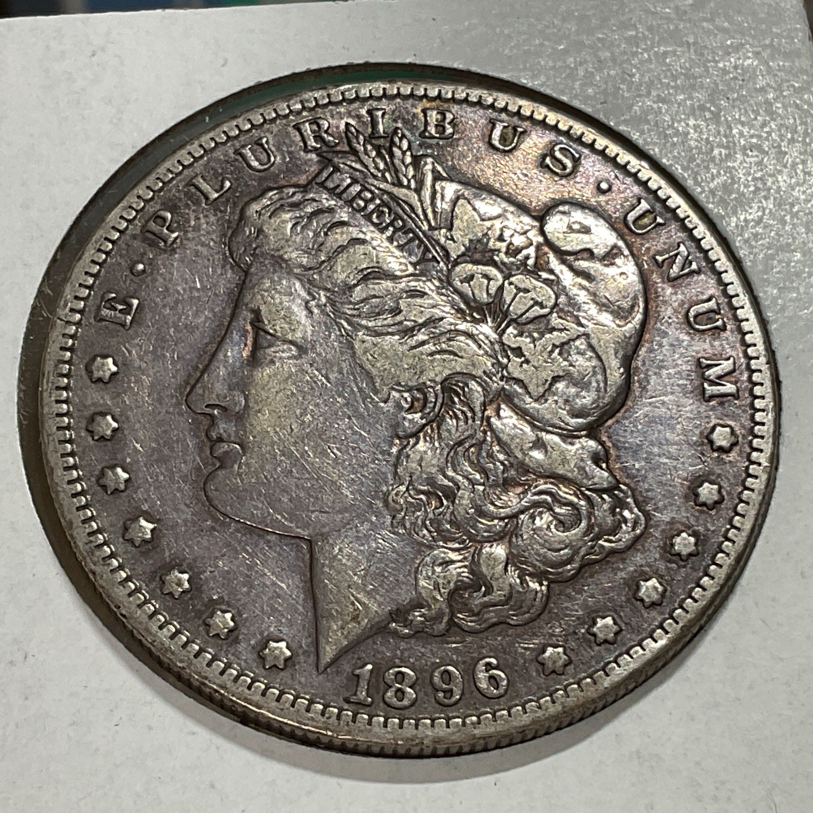 1896-S Morgan Dollar in very fine
