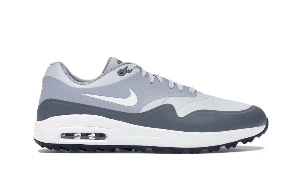 Nike Golf Air Max 1 G Pure Platinum/Wolf Grey Sz 8.5m