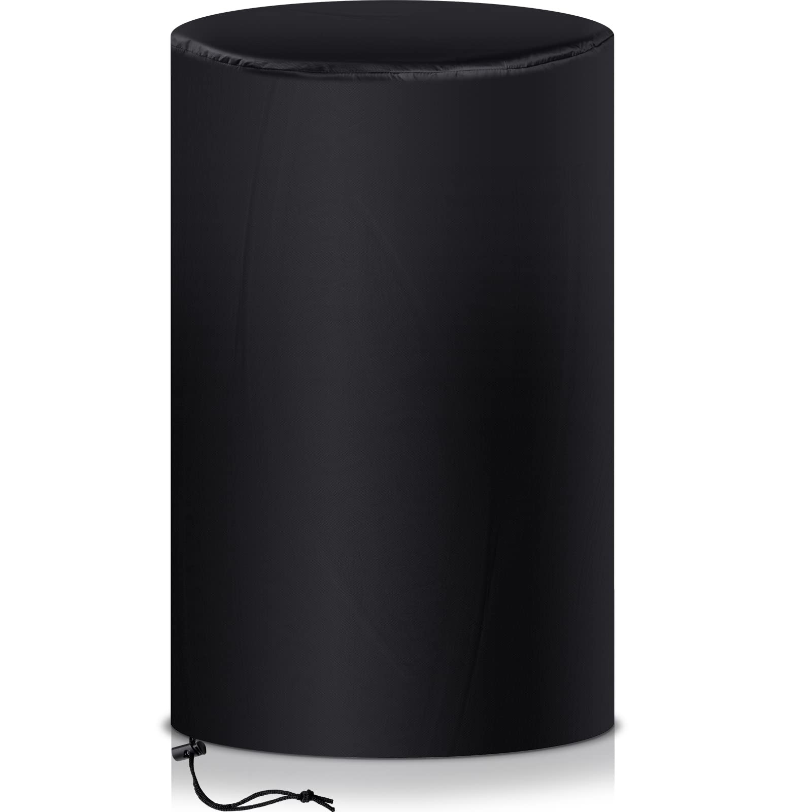55 Gallon Drum Cover, 210D Oxford Cloth Water Storage Barrel Cover, 25 x 37 I...
