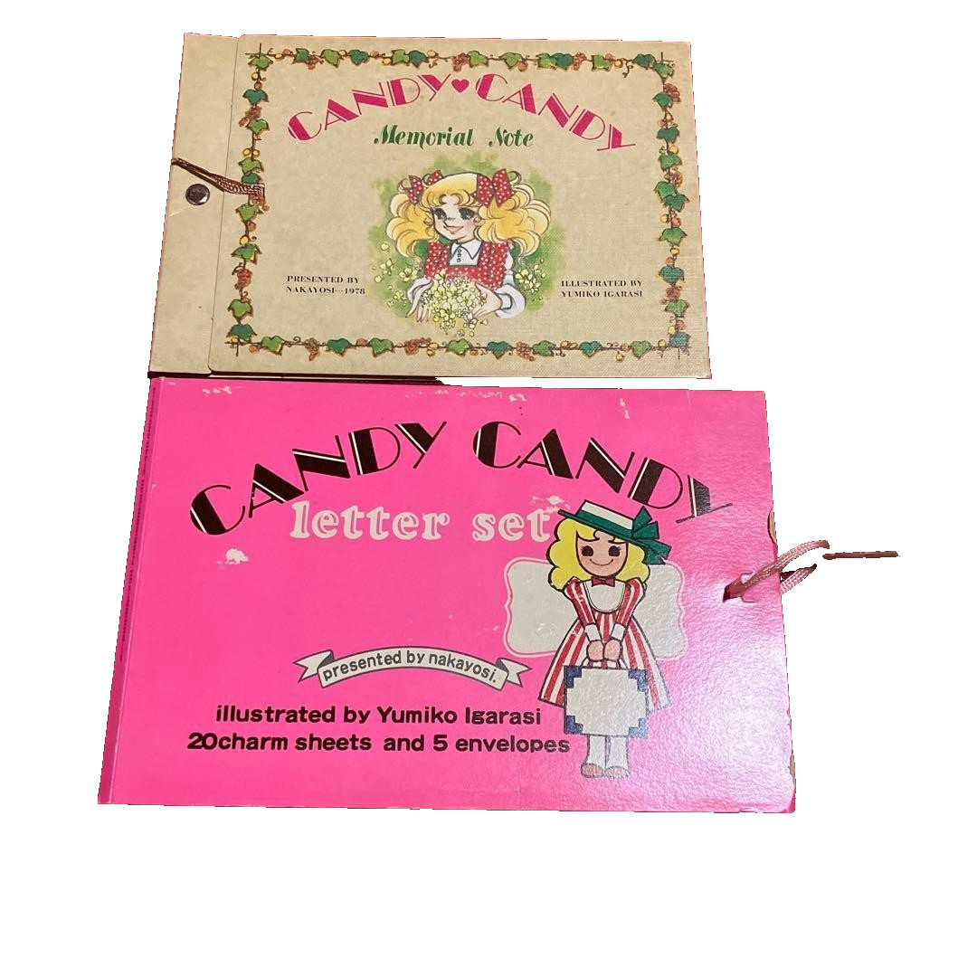 Candy Candy Nakayosi Furoku 1975 1978 Stationery Notebook Vintage Japan DDP