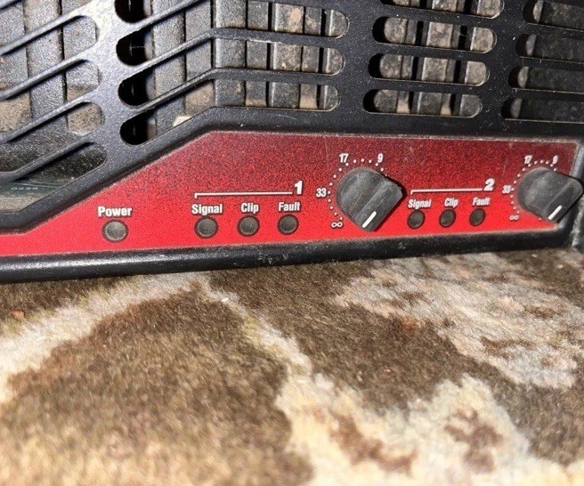 Crown CE2000 Power Amplifier 2 Channel Black Red Pro Audio MPN CE2000