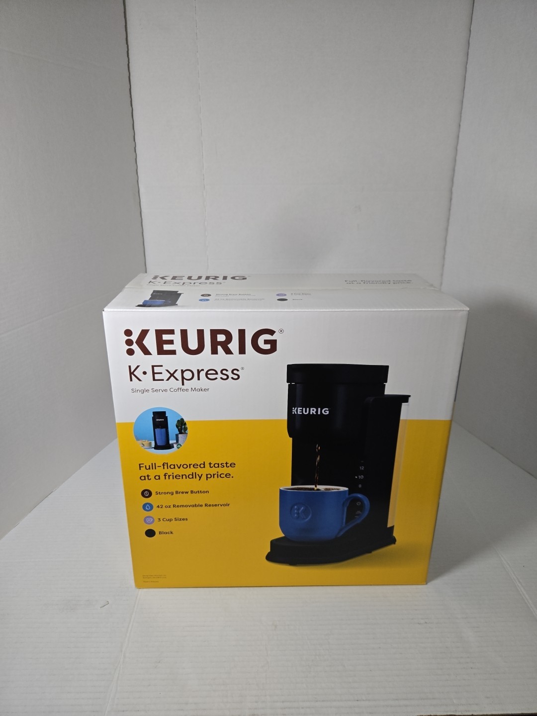 Keurig K-Express Single Serve K-Cup Pod Coffee Maker, Black Factory Sealed