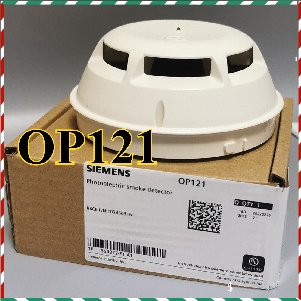 OP121 NEW SIEMENS PHOTOELECTRIC SMOKE DETECTOR FIRE ALARM FAST SHIPPING
