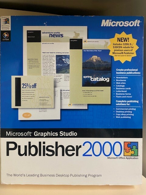 Microsoft Graphics  Studio Publisher 2000_Full version