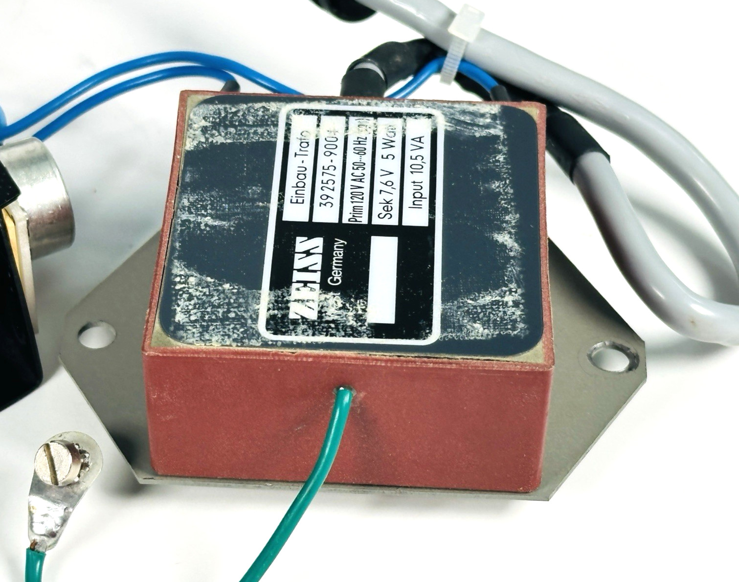 Zeiss Mono Microscope Lamp Dimmer Control Power Cable & Transformer 392575 9004