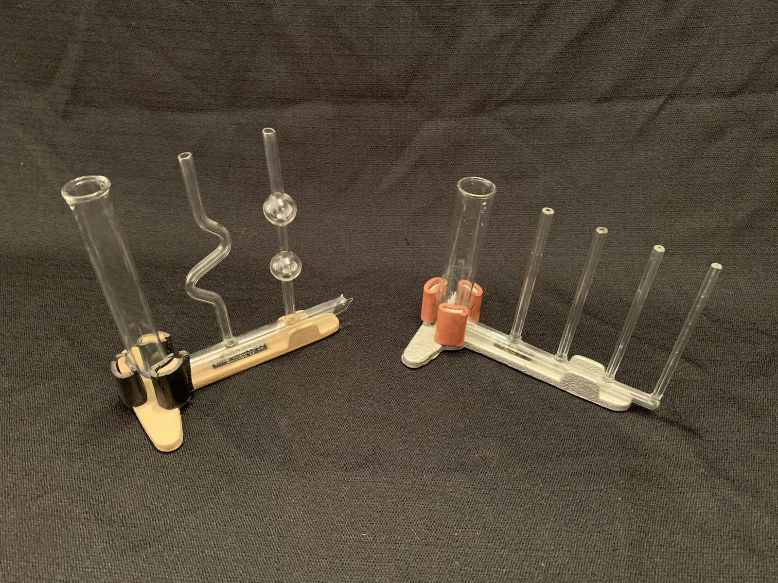 Stansi Scientific Company Chemistry Science Glass With Stands Chicago USA