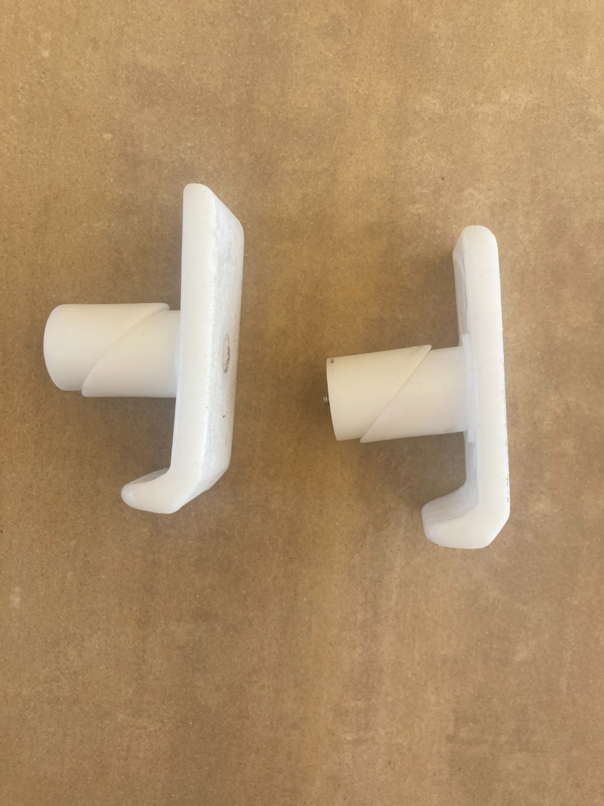 Pair of Ski Glides for Walkers - White