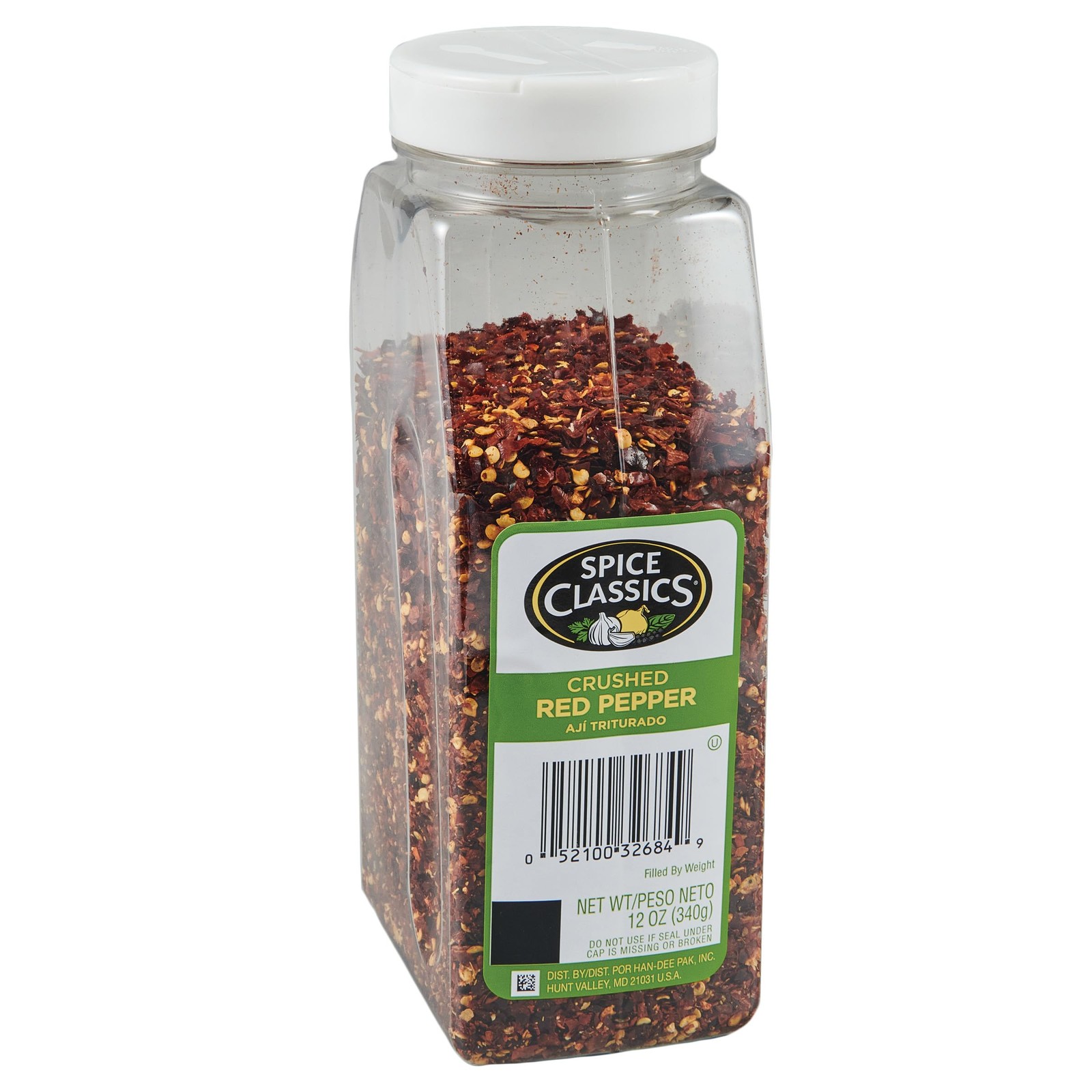 Spice Classics Crushed Red 12 Ounce (Pack of 1), Pepper 12 oz