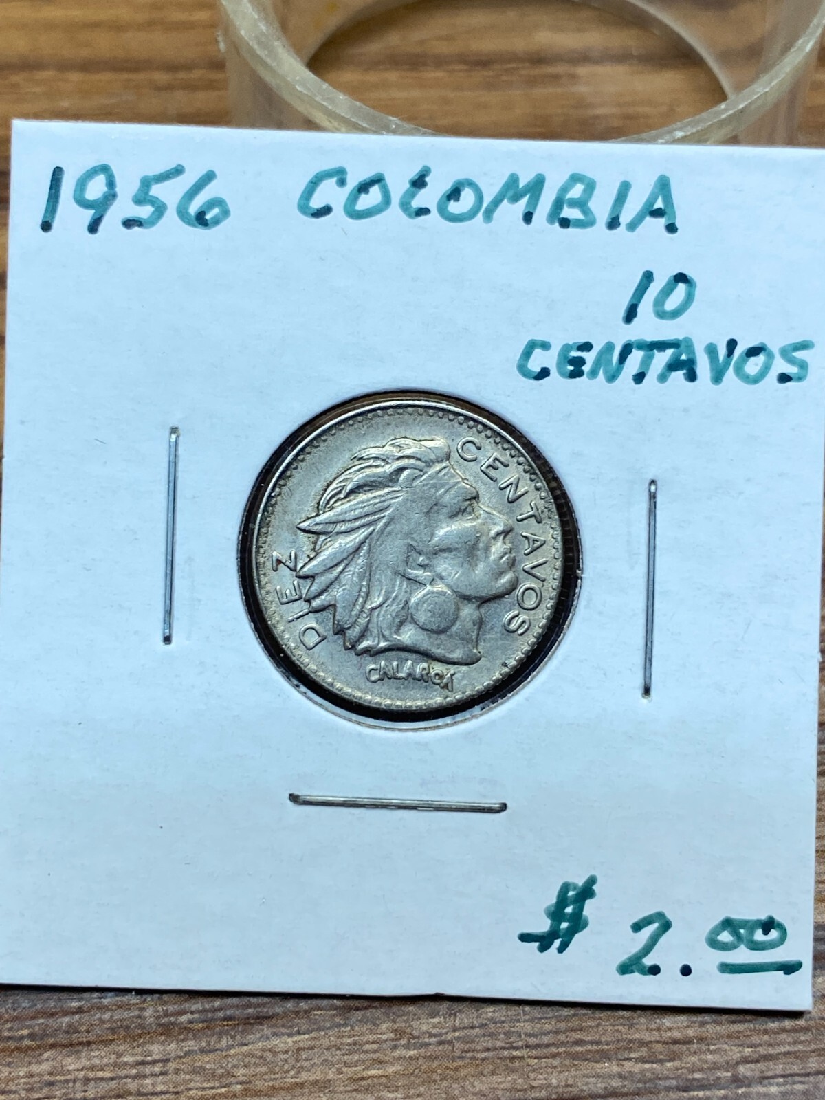 STORAGE UNIT FIND 1956 Colombia 10 Centavos Coin