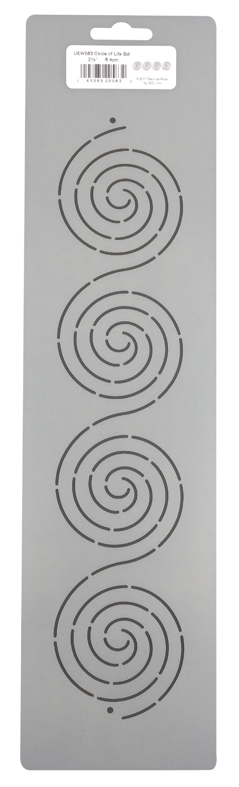 Quilting Stencils Geometric Circle Swirl Border Quilt Patterns Plastic Templates