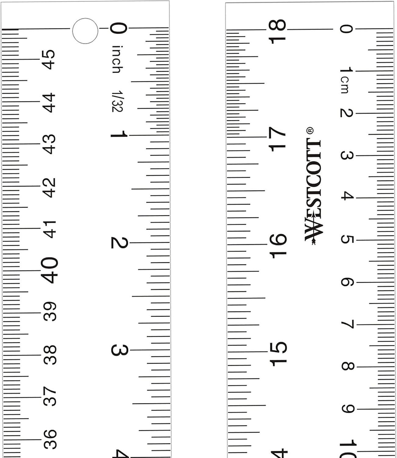 10564 Acrylic Clear Ruler, 18 In