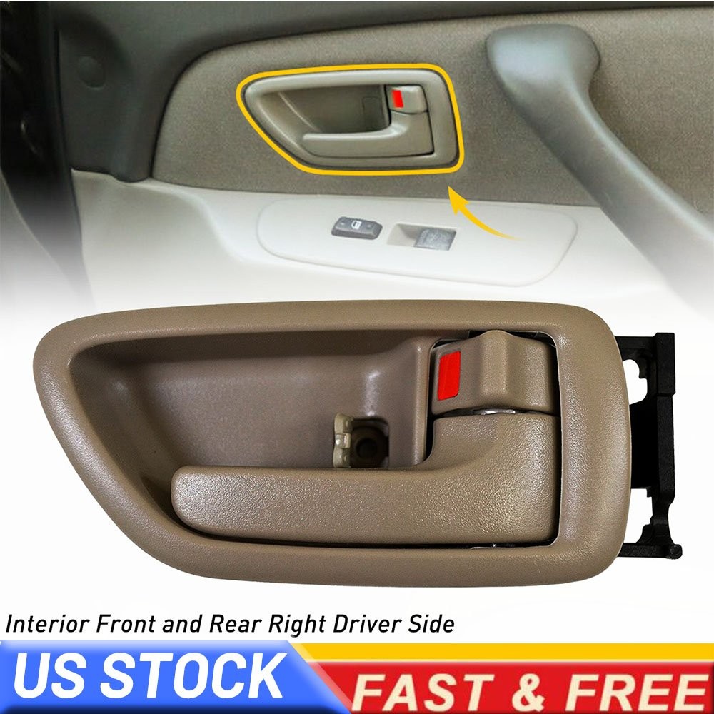 Inside Beige/Tan Right RH Door Handle for 01-07 Sequoia 04-06 Tundra Crew Cab