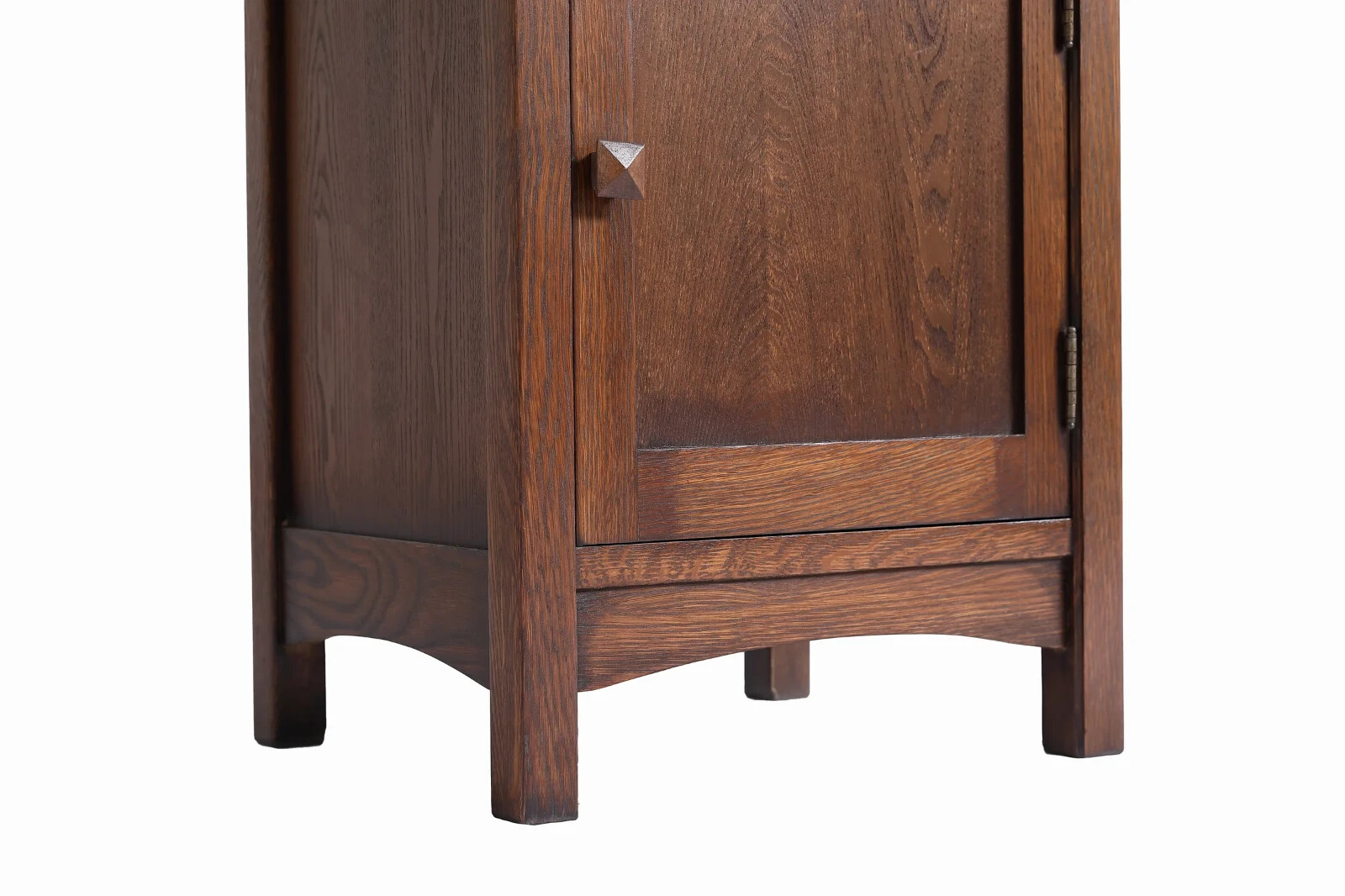 MISSION 1 DOOR 1 DRAWER NIGHTSTAND - WALNUT STAIN