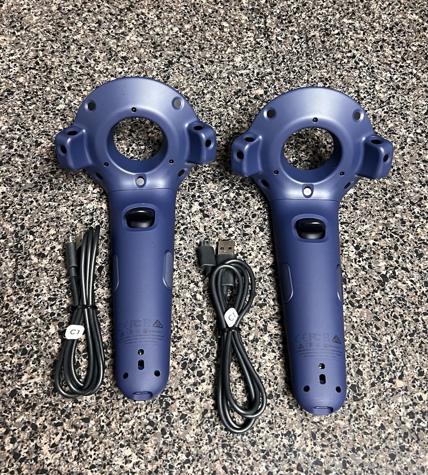HTC Vive Pro Controller Wands 2.0 Blue VR Remotes Controls Set of 2