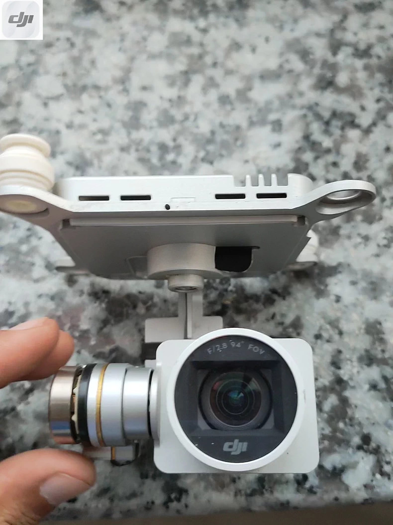 DJI Phantom 3 Adv Advanced 12.4MP/2.7K 3-axis Gimbal Camera Assembly Parts