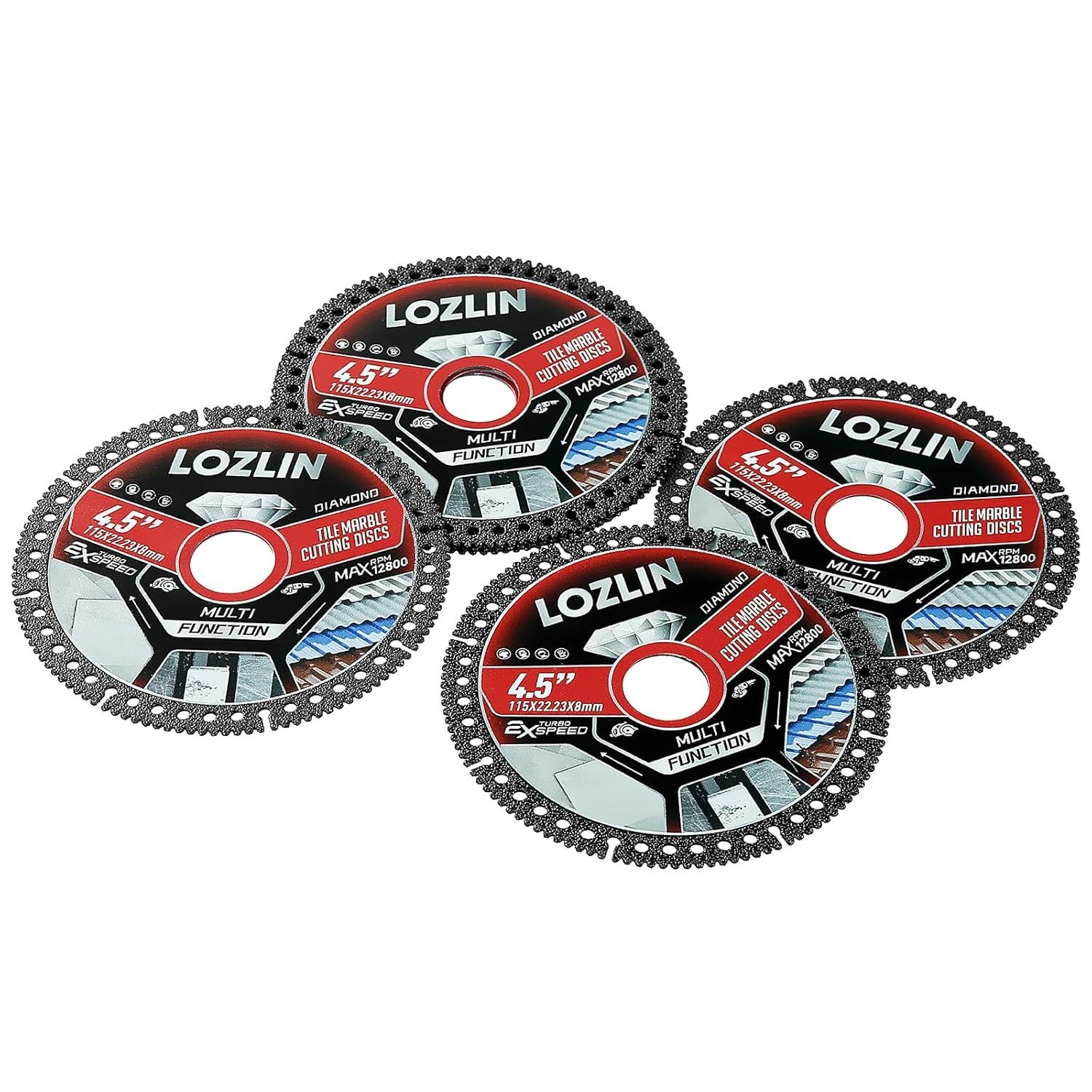 DIAMOND Blade 4.5" Ultra-Thin Tile Cutter 3PCS for Marble Ceramic