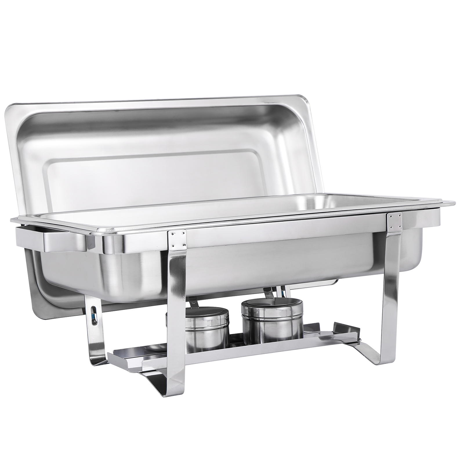 8Pack Stainless Steel Rectangular Chafing Dish Full Size Buffet Catering 8 Quart