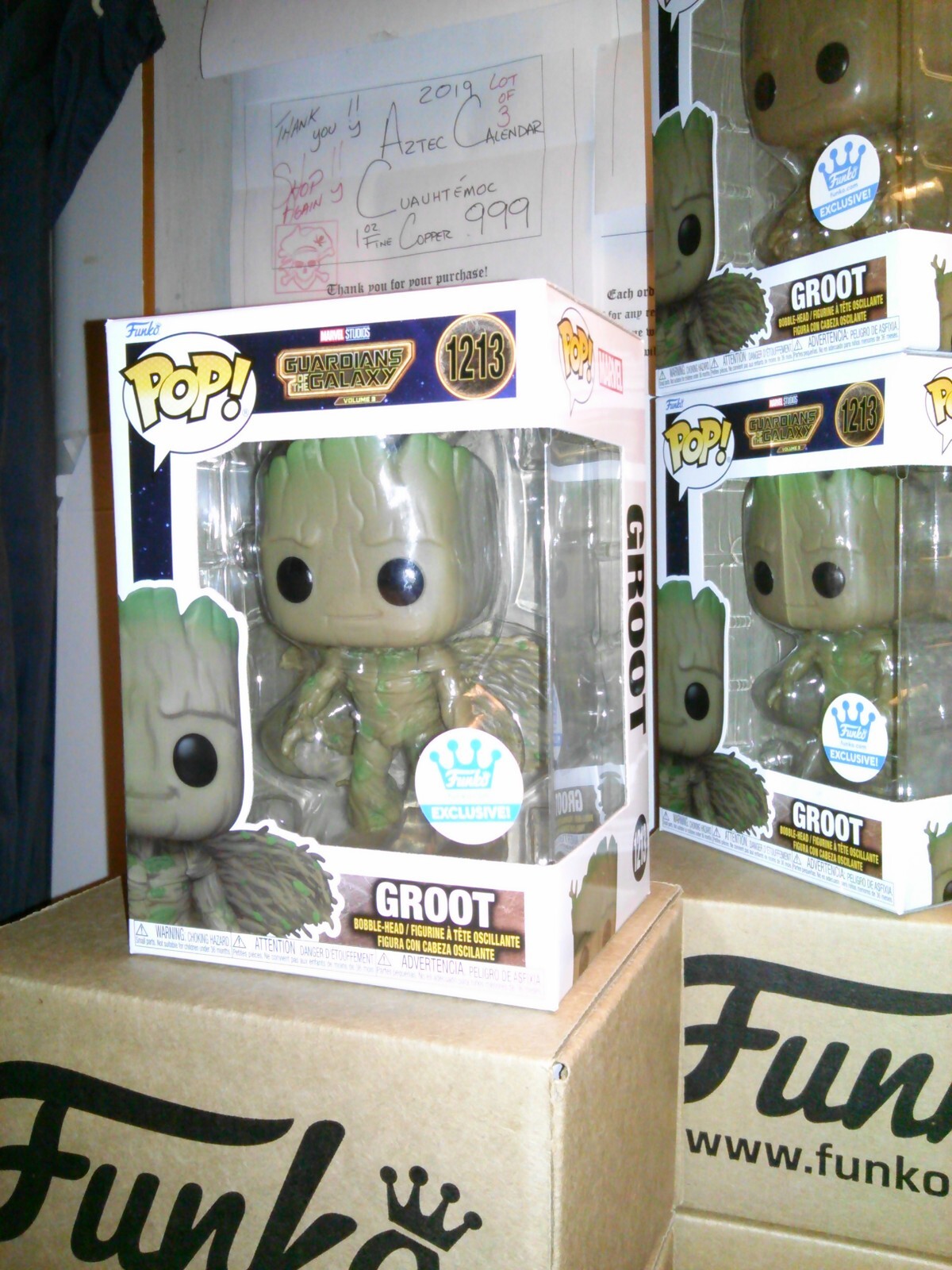 Funko Pop! *DBL Boxed* GROOT with Wings #1213 *NEW* MINT/NM Funko Shop Exclusive