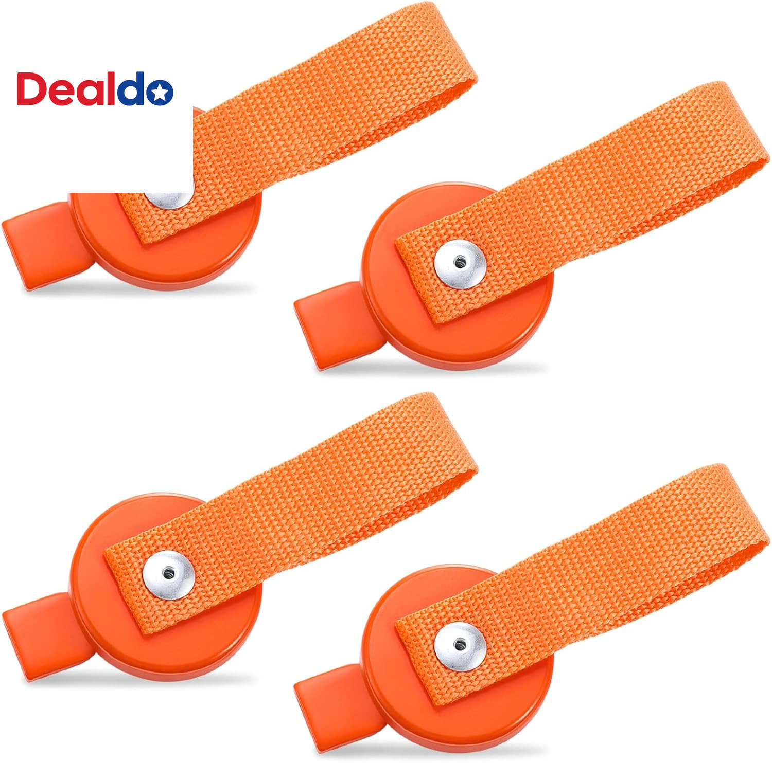 4 Pcs Surge Brake Lockout Key Magnetic Orange Boat Trailer Lock Compatible with