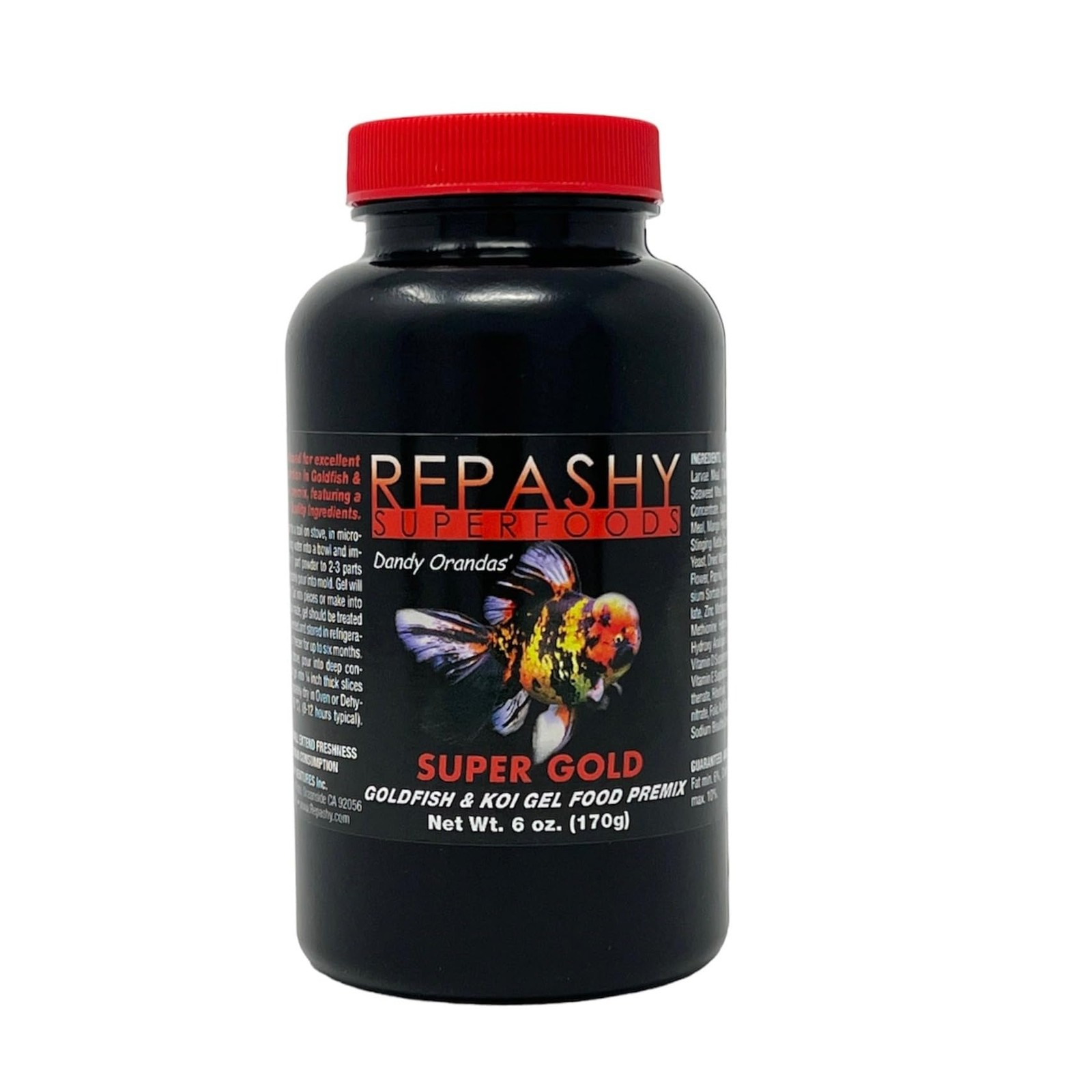 Repashy SuperFoods Super Gold 6oz Jar Goldfish & Koi Gel Food Premix