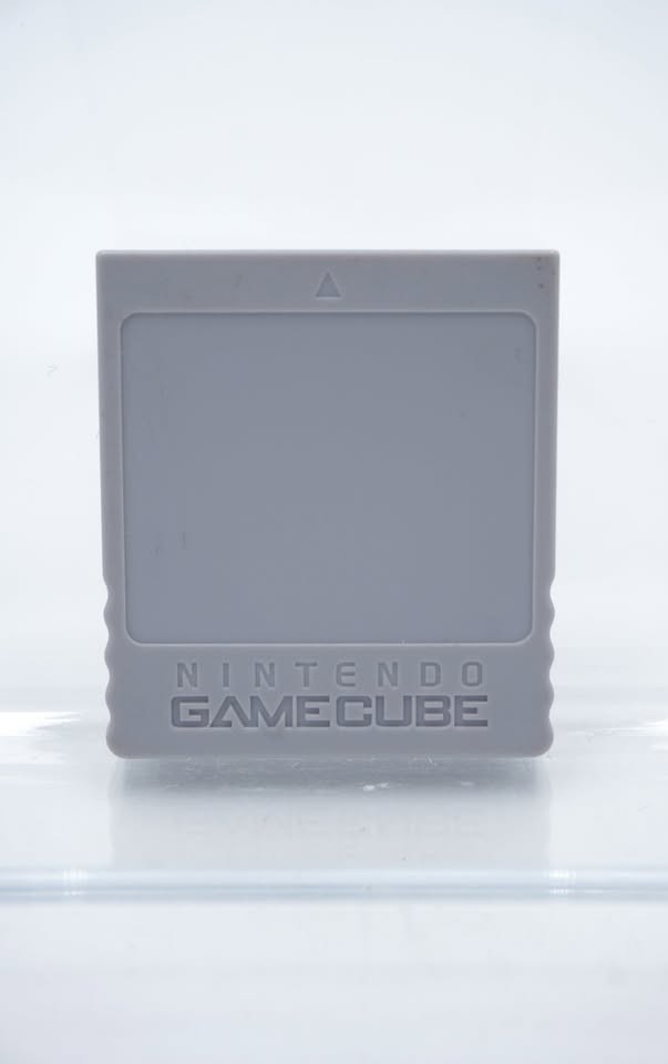 Official Nintendo Gamecube Memory Card  DOL-008 Genuine Grey OEM Tested Working