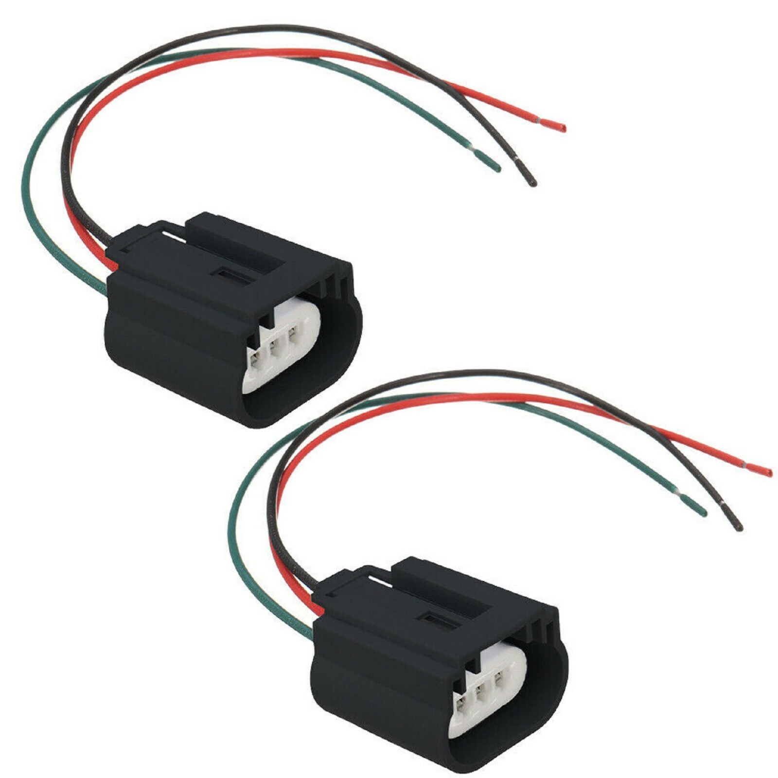 Wire Pigtail Female Ceramic 9008 H13 Two Harness Headlight Bulb Wiring Connector