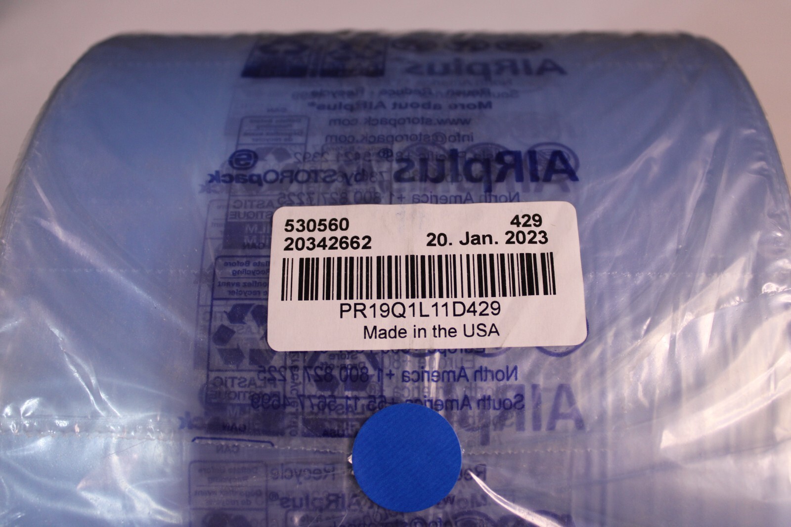 NEW AIRplus by STOROpack Air Pillows 530560 8"x7" 2500ft Roll