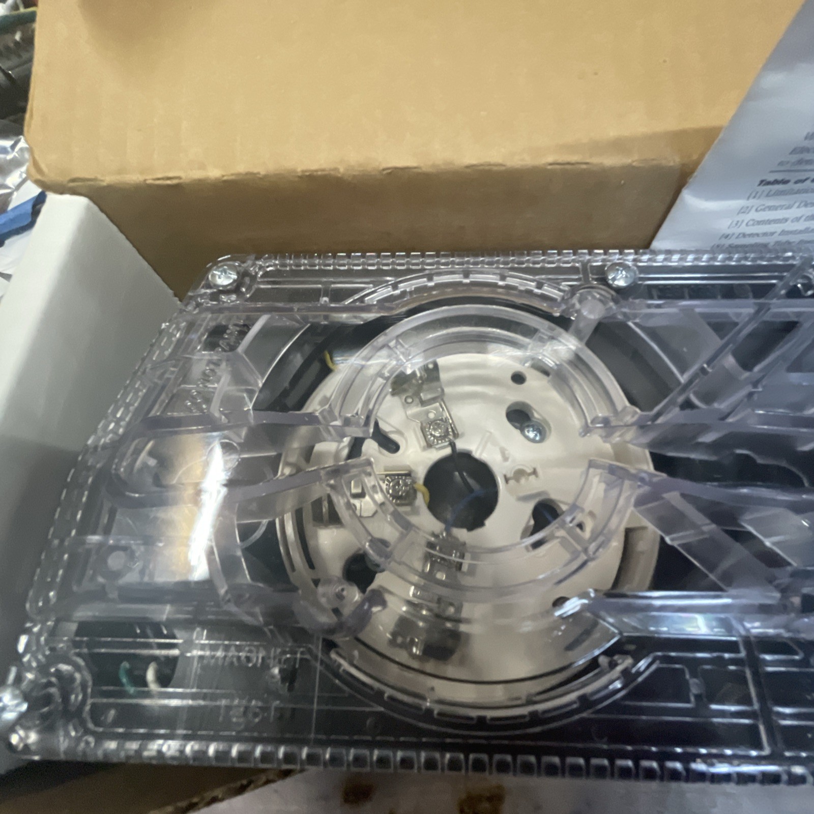 System Sensor DNR Intelligent Non-Relay Duct Smoke Detector Remote Test Capable