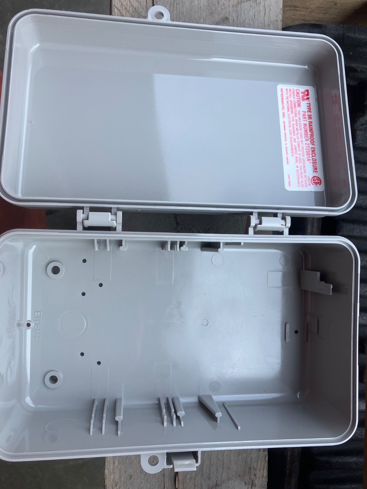 INTERMATIC 2T2500GA Gray Plastic Pool/ Spa Rainproof Timer Enclosure