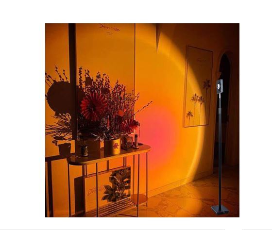 Sunset Lamp Projection Sunset Light, 360 Degree Rotation 1 Color, Romantic Proje