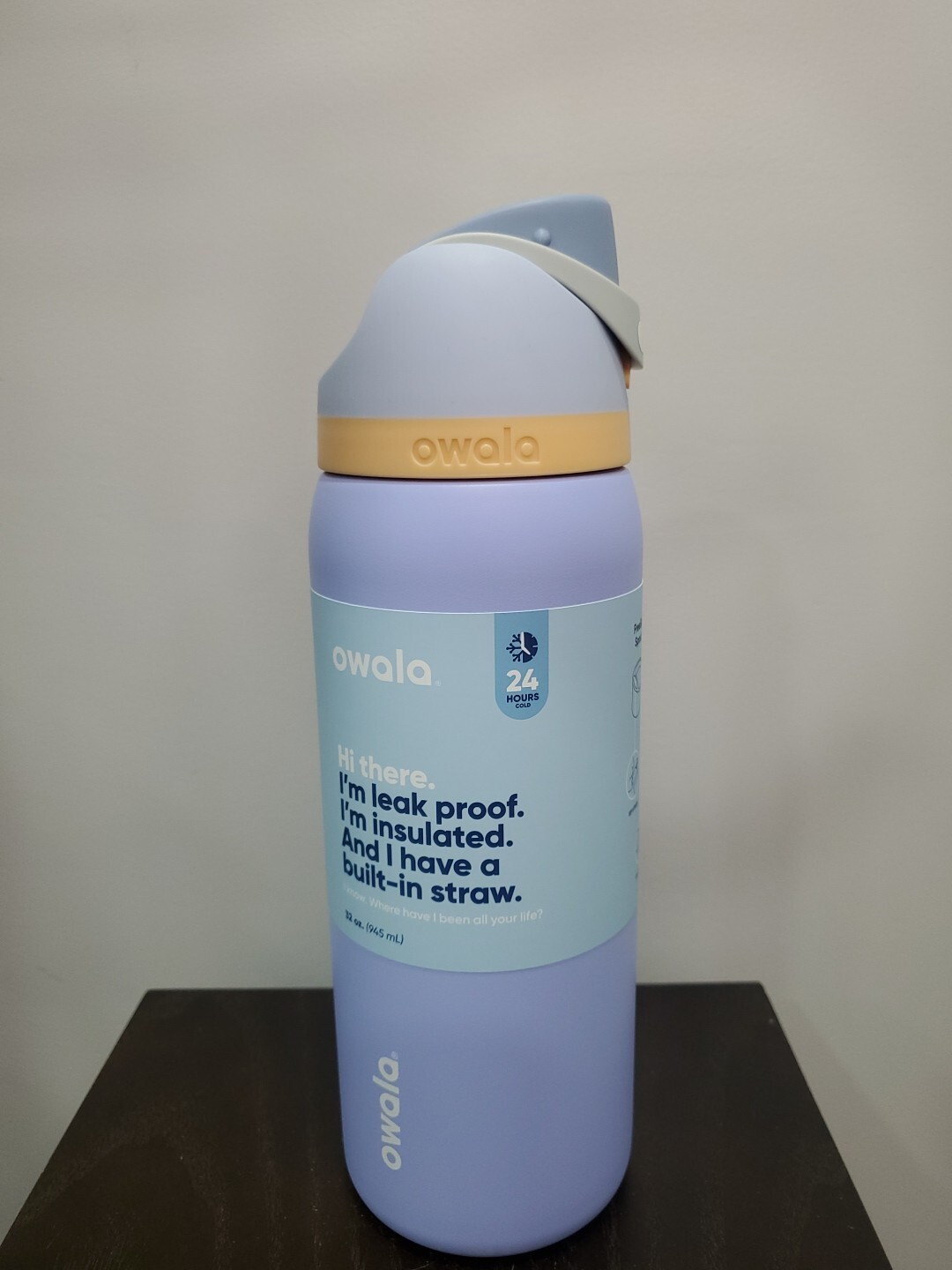 Owala FreeSip Stainless Steel Water Bottle / 32oz / Color: Cloud 9 - Walmart Exc