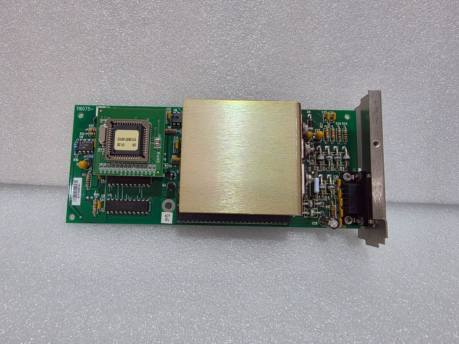 MKS VALVE CONTROL BOARD 116075-G1-00F (As-Is)