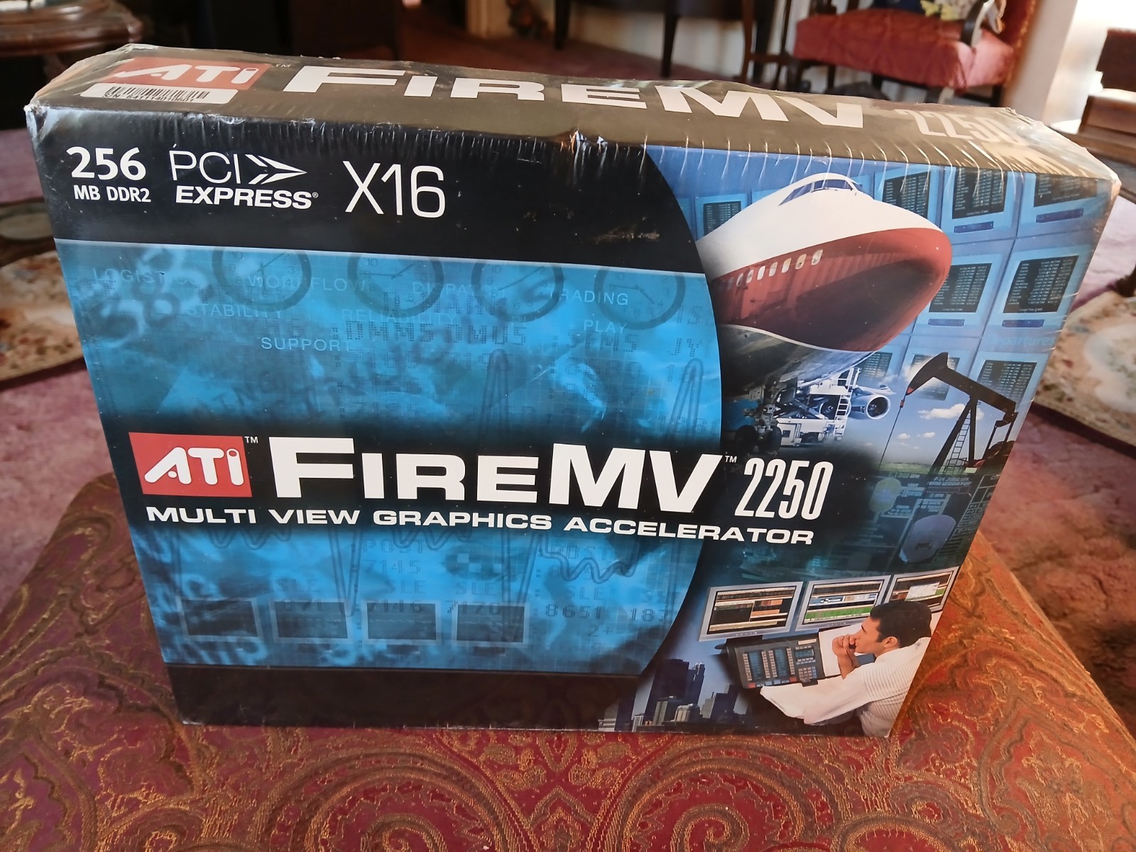 ATI FireMV 2250 Multi View Graphics Accelerator 2009-Windows XP Never Opened