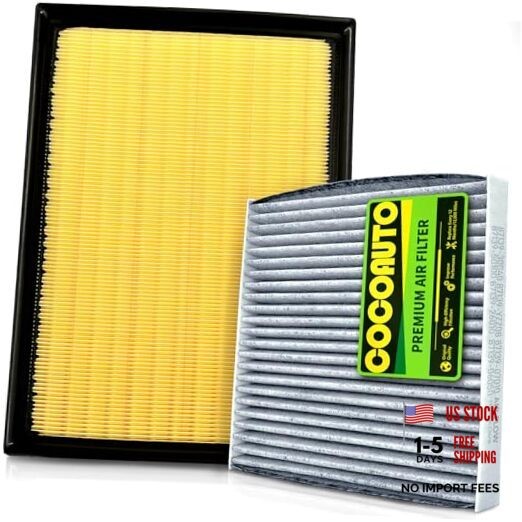 Engine & Cabin Air Filter Kit for 4Runner 4.0L (2010-2024), GX460 4.6L (2010