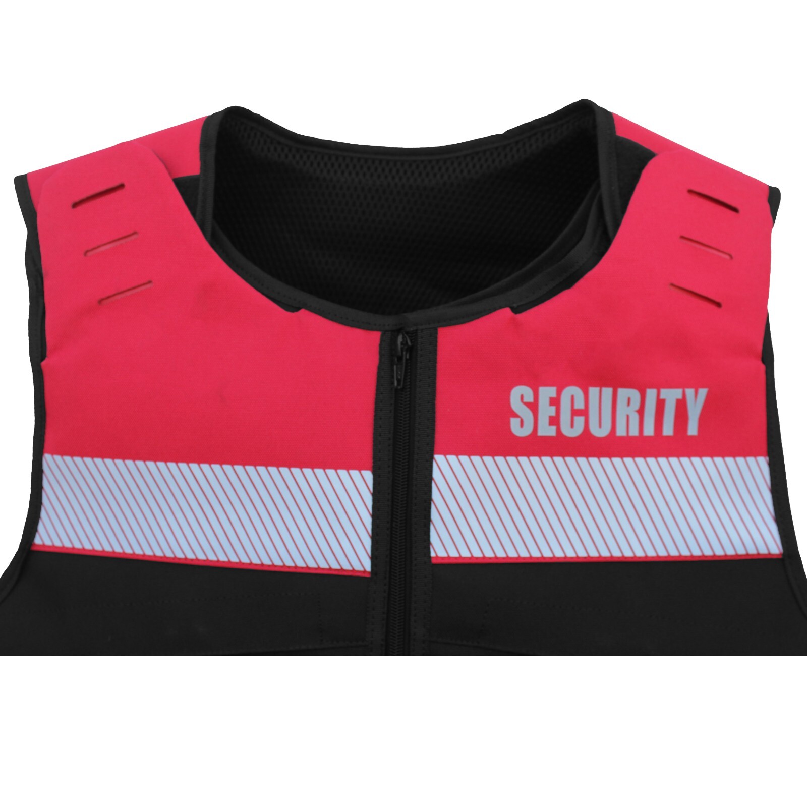 Tactical Security Breathable Adjustable High Visibility Laser Cut Patrol Vests