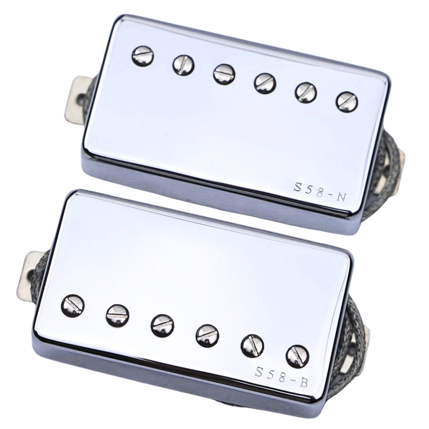 1 Set Ibanez Humbucker S58HN Super 58 Pickups S58-N/S58-B Chrome OEM